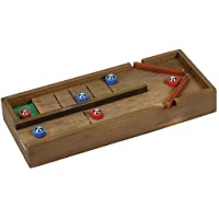 moses. 92089 Wooden Game Rebound Shuffle Board- Mesa de Curling- de Madera
